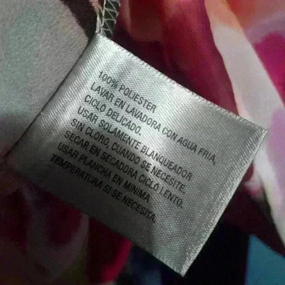 Worthington petite floral print short sleeve blouse M - Picture 4 of 5